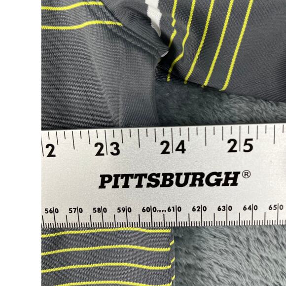 Men’s Nike Golf Large Gray/Green Striped Dri-FIT Polo Shirt Excellent Condition - Picture 8 of 10